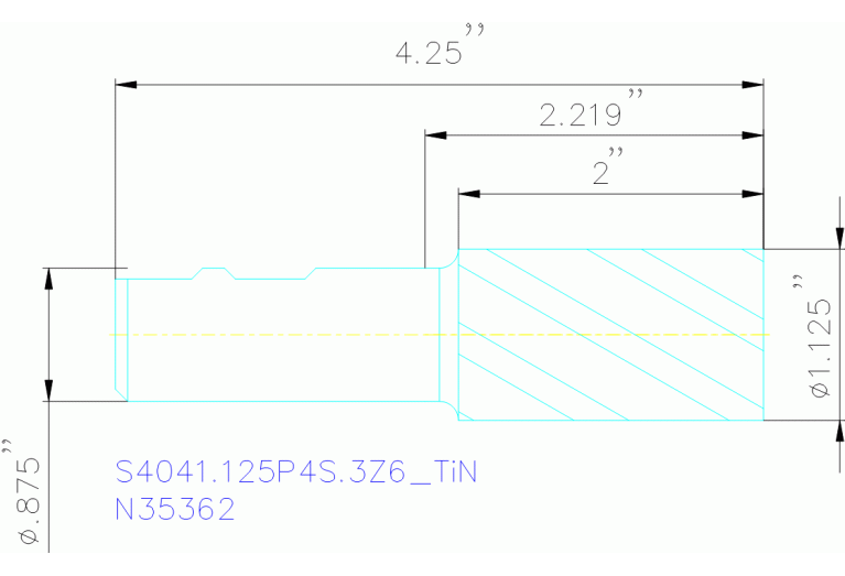 S4041.125P4S.3Z6 TIN