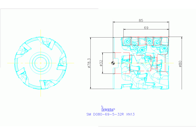 SM D080-69-5-32R XN13