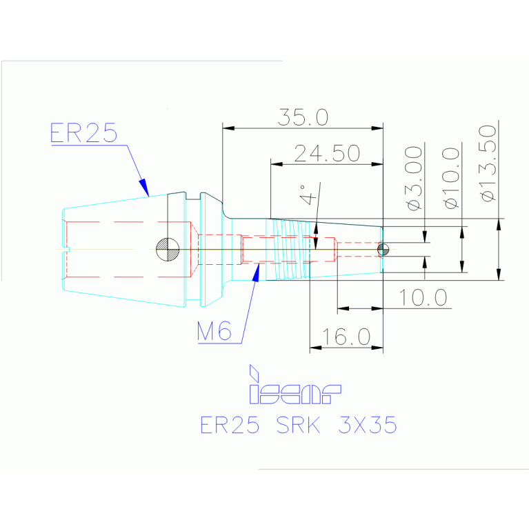 ER25 SRK 3X35
