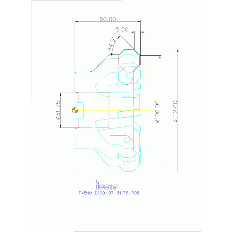 F45NM D100-07-31.75-R08