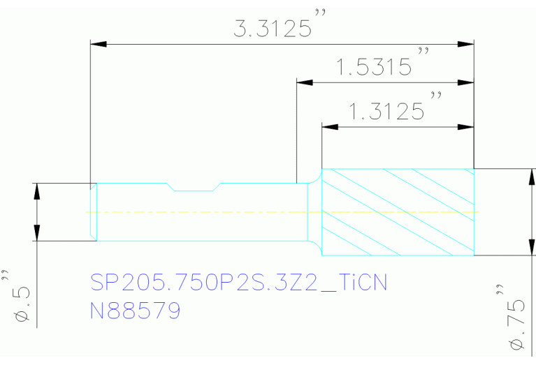 SP205.750P2S.3Z2 TICN