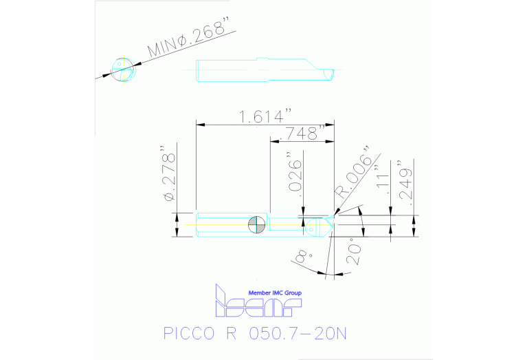 PICCO R 050.7-20N IC908