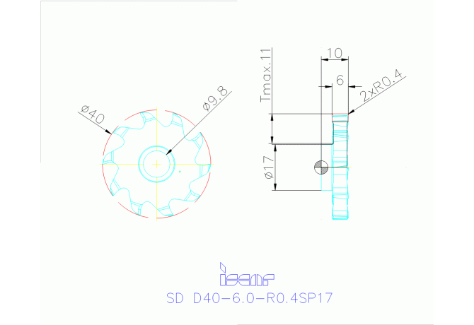 SD D40-6.0-R0.4SP17 IC908