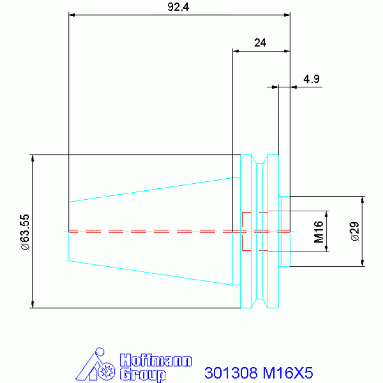 301308 M16X5