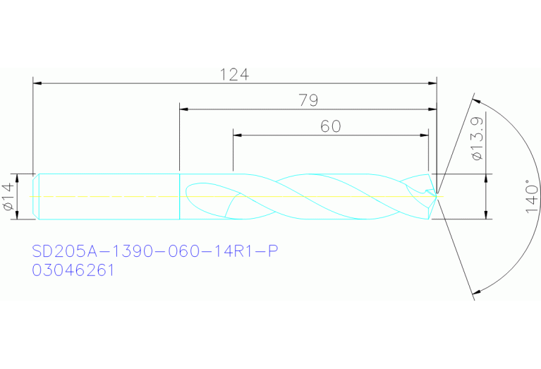 SD205A-1390-060-14R1-P