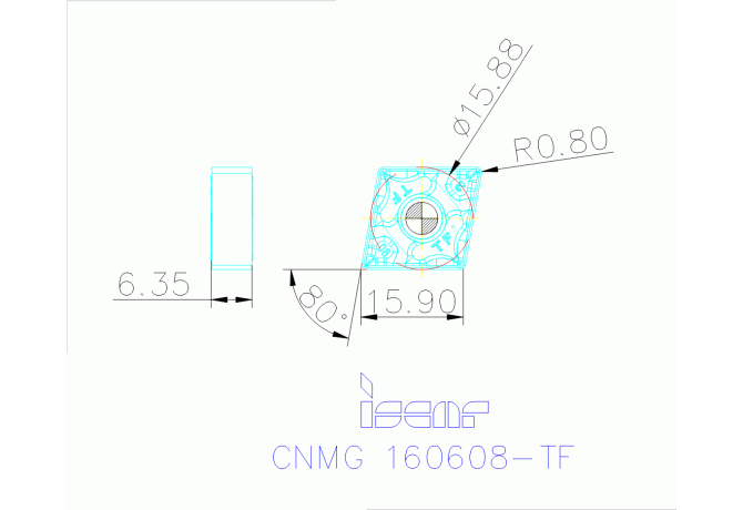 CNMG 160608-TF IC907