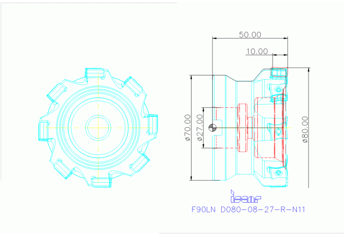 F90LN D080-08-27-R-N11