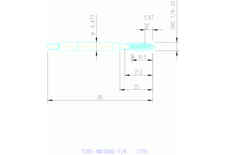 T200-XM100AE-1/4 C110