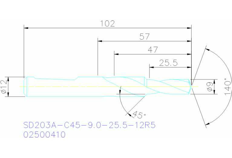 SD203A-C45-9.0-25.5-12R5
