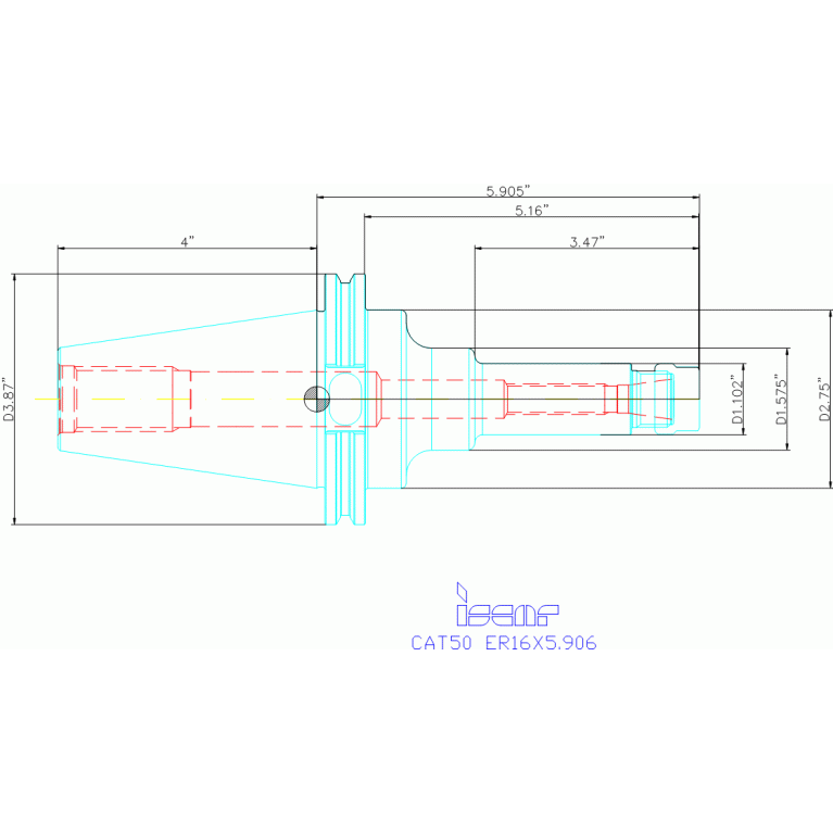 CAT50 ER16X5.906