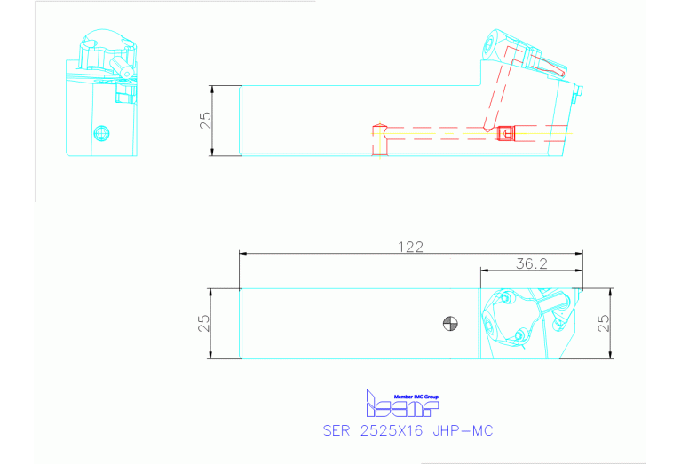 SER 2525X16 JHP-MC