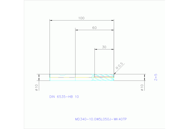 MD340-10.0W5L050J-WK40TP