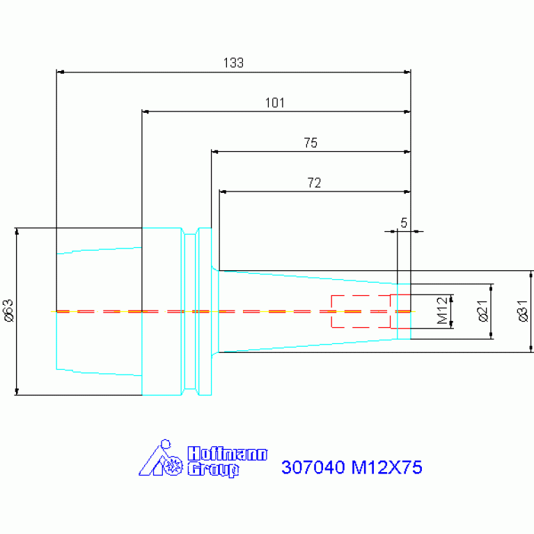 307040 M12X75