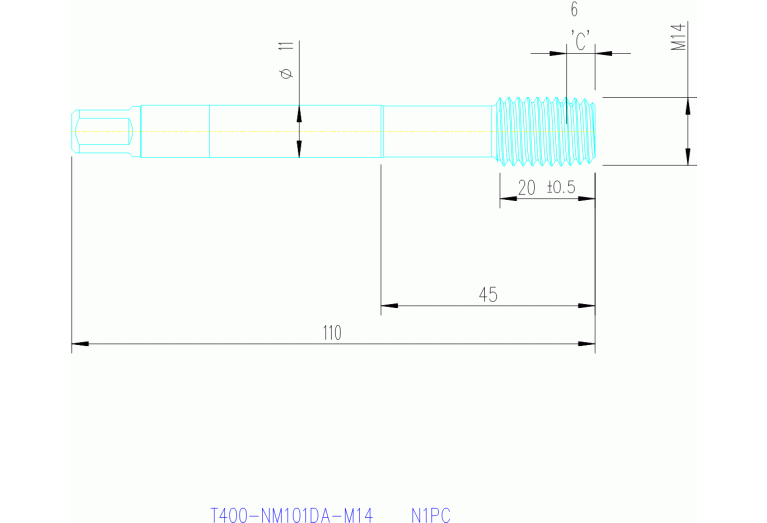T400-NM101DA-M14 N1PC