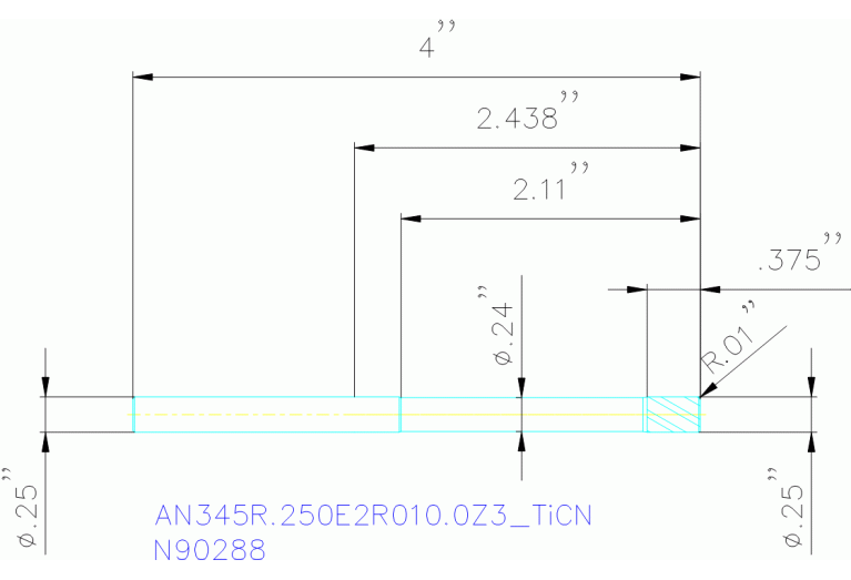 AN345R.250E2R010.0Z3 TICN