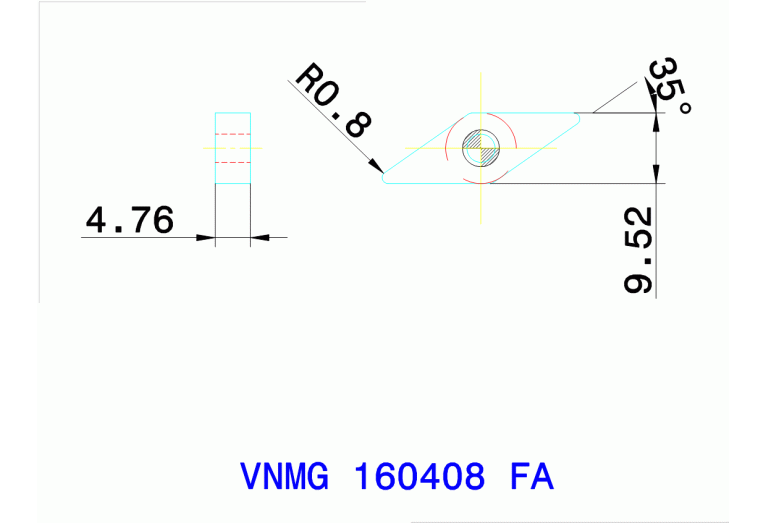 VNMG 160408 FA PV3010