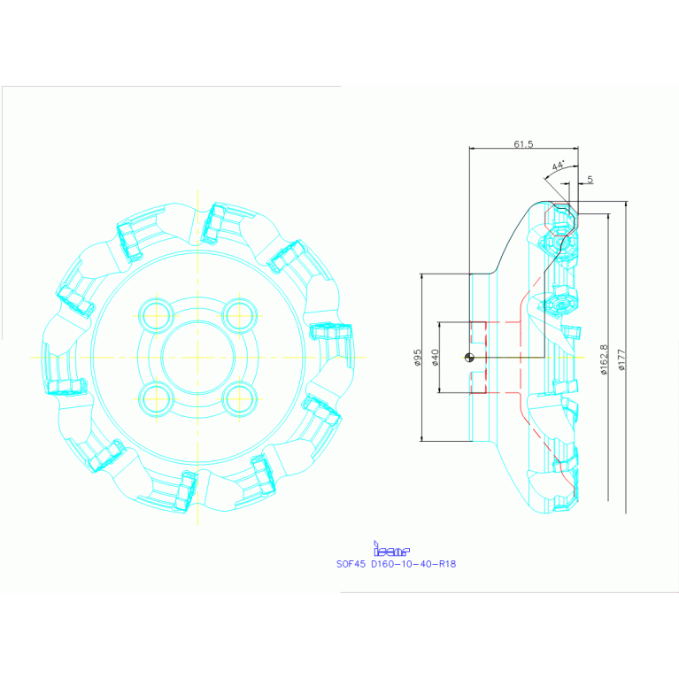 SOF45 D160-10-40-R18