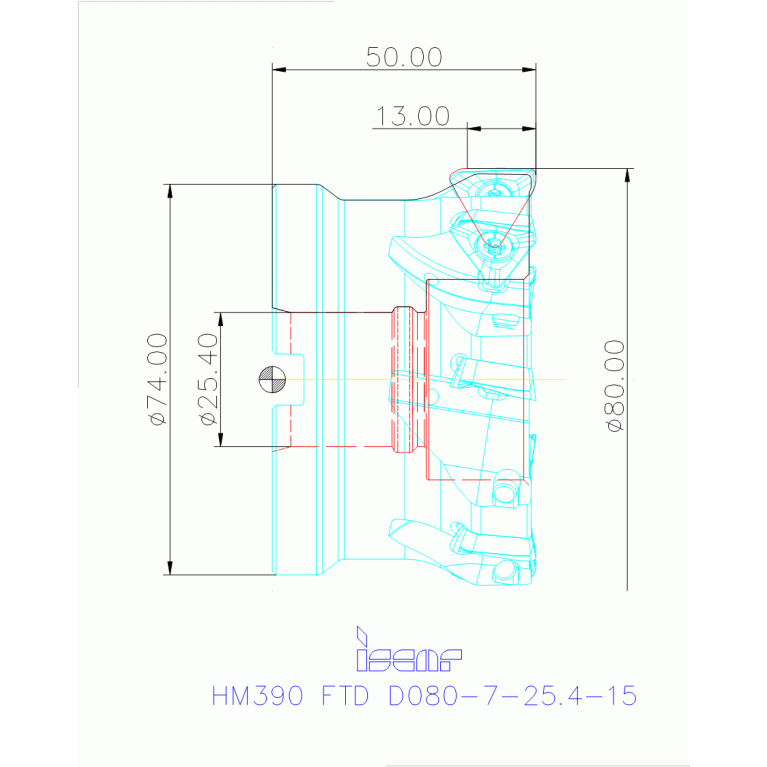 HM390 FTD D080-7-25.4-15