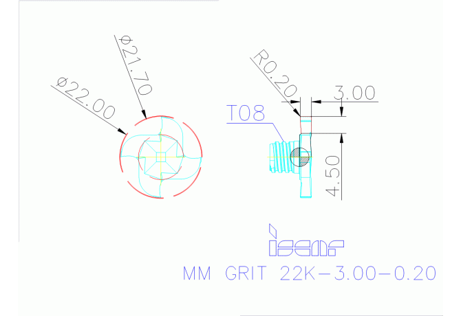 MM GRIT 22K-3.00-0.20 IC528