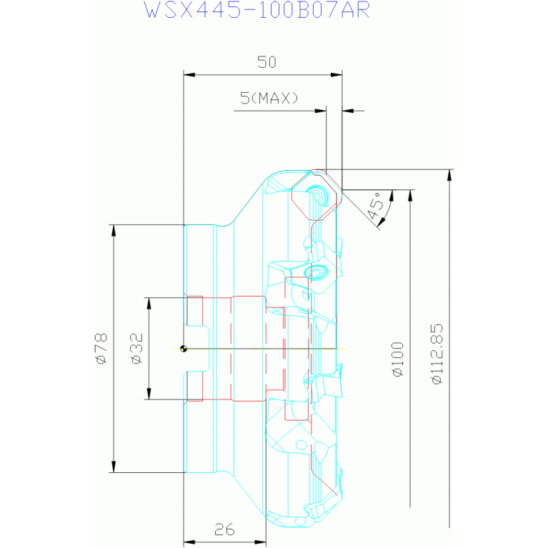WSX445-100B07AR