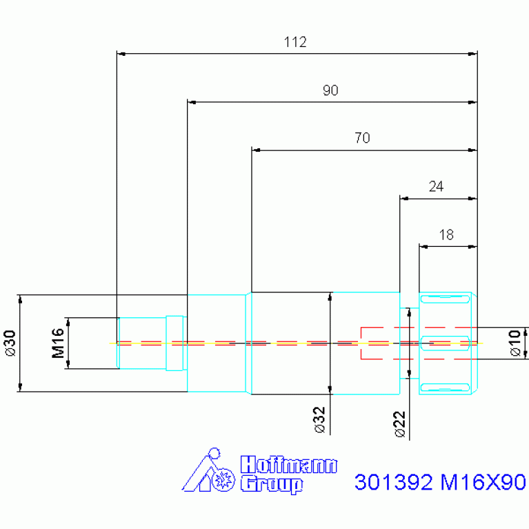 301392 M16X90