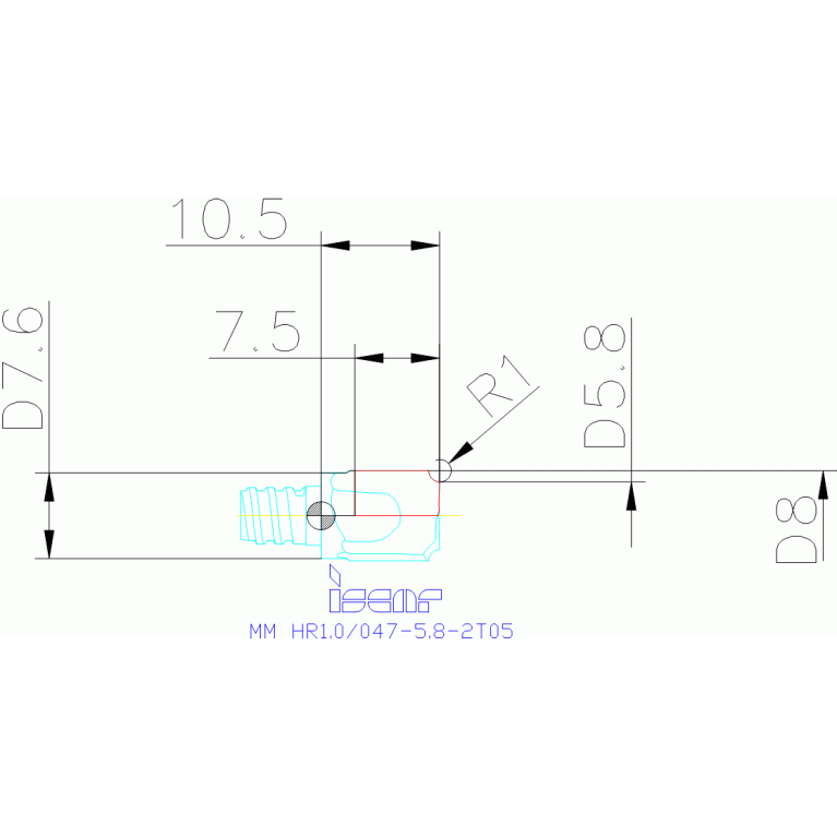 MM HR1.0/047-5.8-2T05 IC908