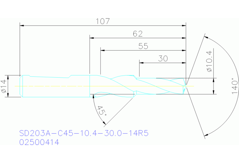 SD203A-C45-10.4-30.0-14R5