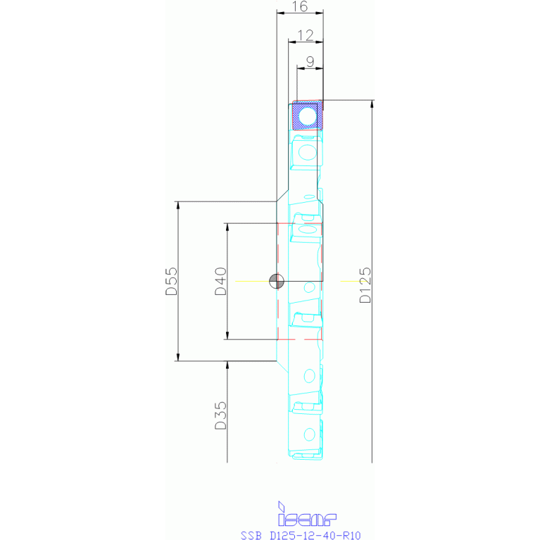 SSB D125-12-40-R10