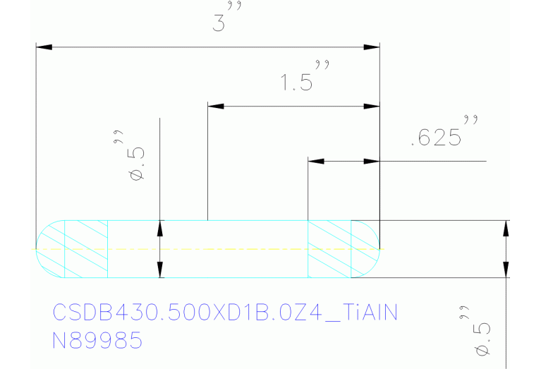 CSDB430.500XD1B.0Z4 TIALN