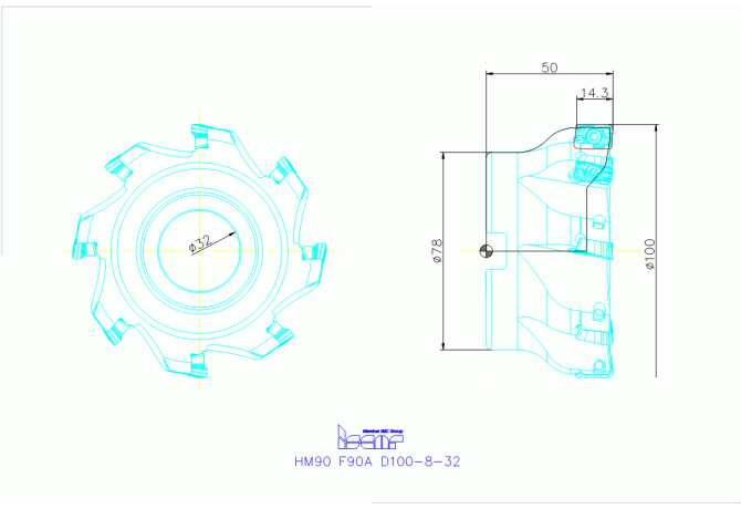 HM90 F90A D100-8-32