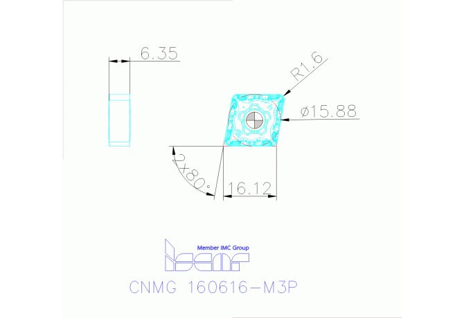 CNMG 160616-M3P IC8250