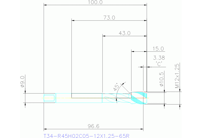 T34-R45H02C05-12X1.25-65R