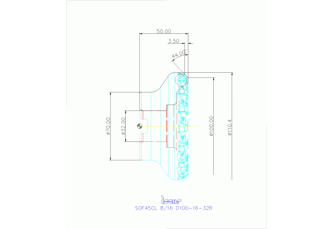SOF45CL 8/16 D100-16-32R