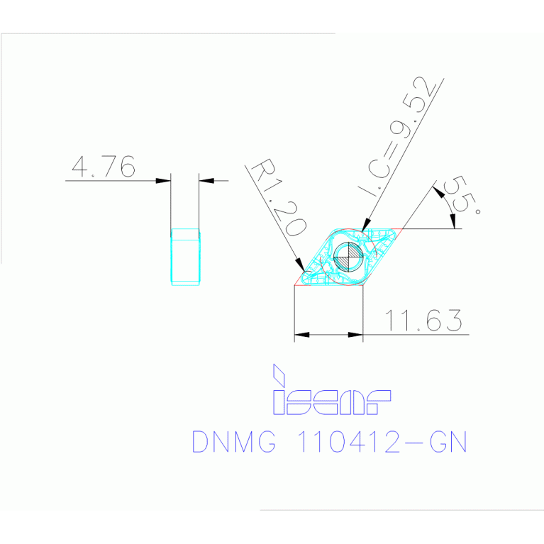 DNMG 110412-GN IC8150