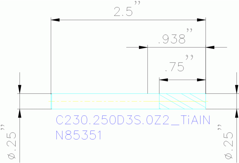 C230.250D3S.0Z2 TIALN
