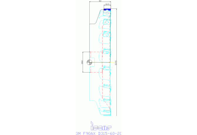 3M F90AX D315-60-20