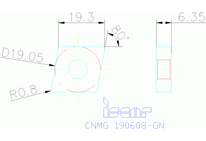 CNMG 190608-GN IC8250