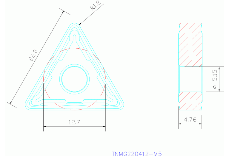 TNMG220412-M5 TP0500