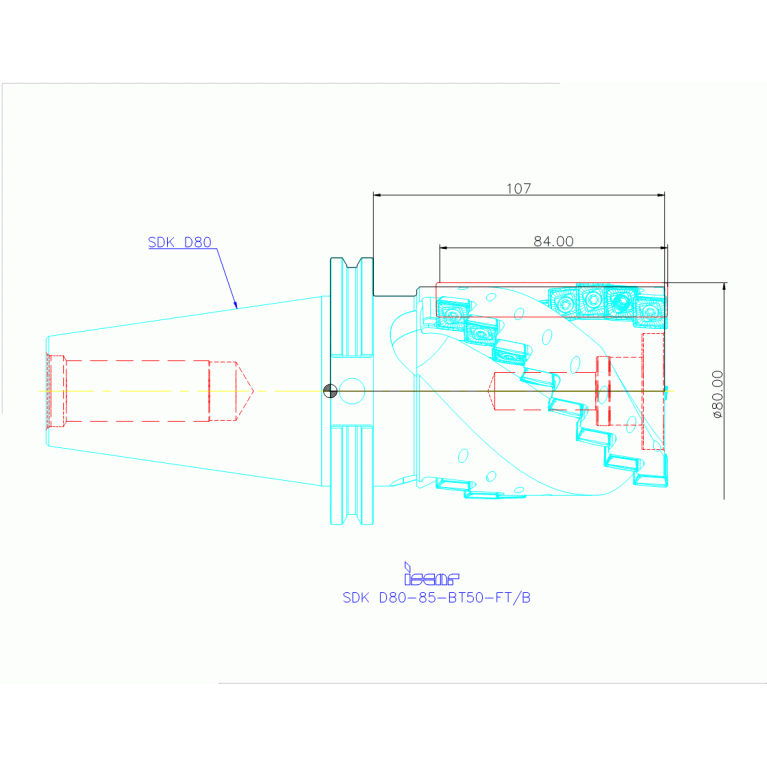 SDK D80-85-BT50-FT/B