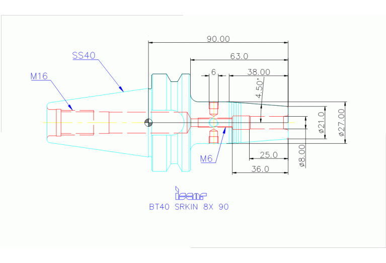 BT40 SRKIN 8X 90