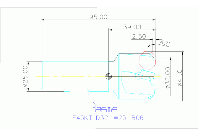 E45KT D32-W25-R06