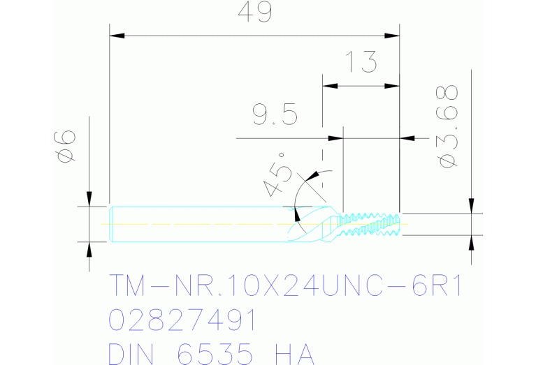 TM-NR.10X24UNC-6R1