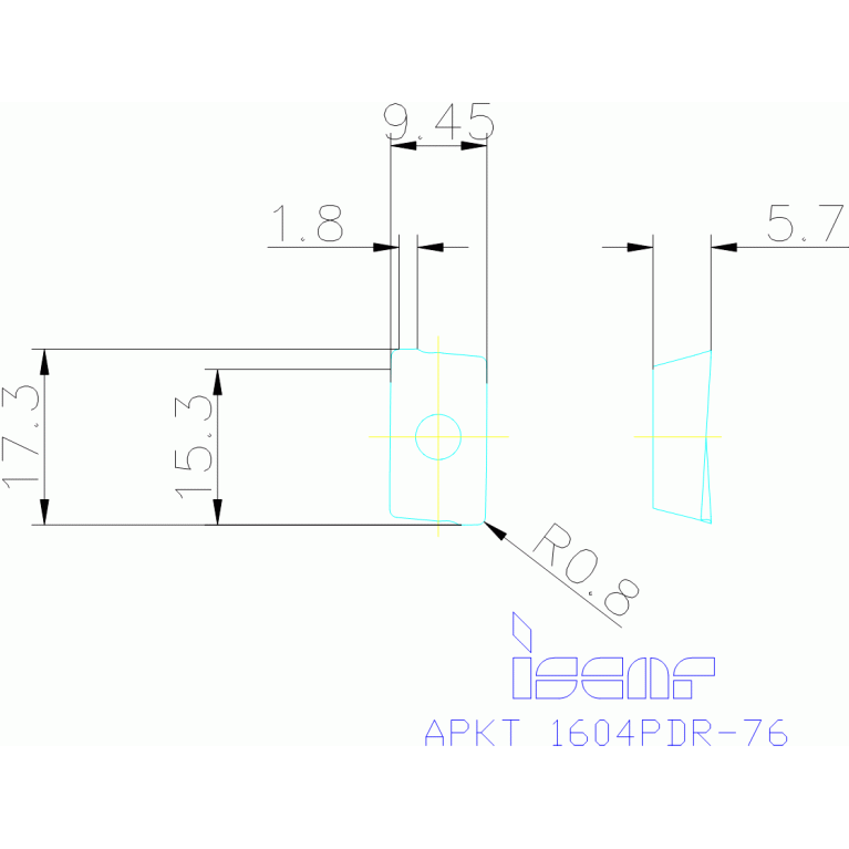 APKT 1604PDR-76 IC250