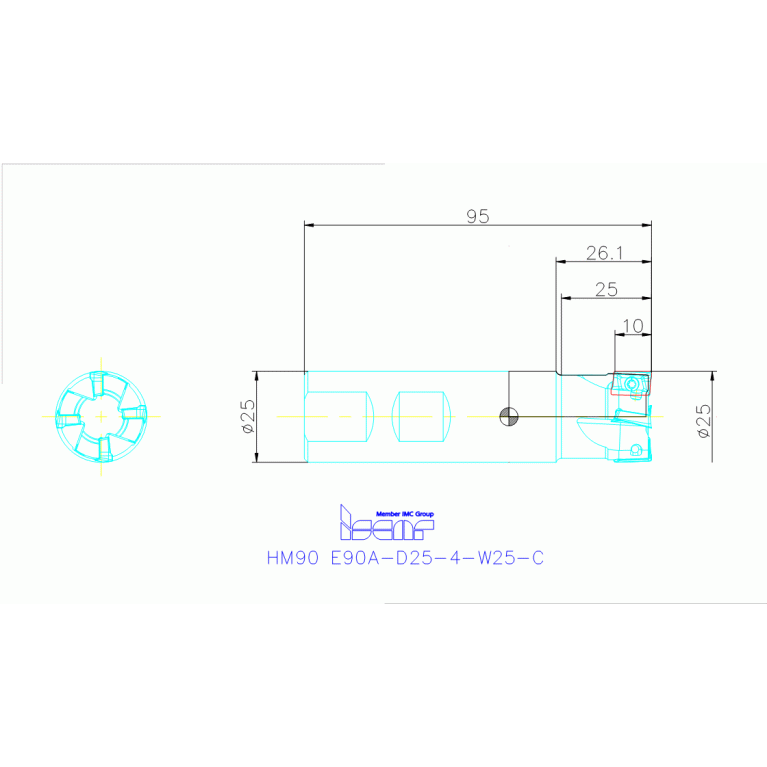 HM90 E90A-D25-4-W25-C