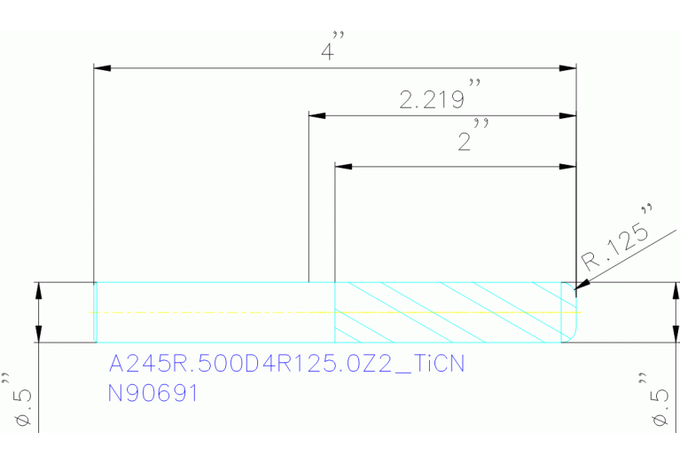 A245R.500D4R125.0Z2 TICN