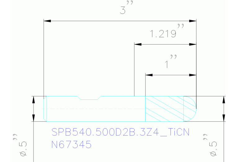 SPB540.500D2B.3Z4 TICN