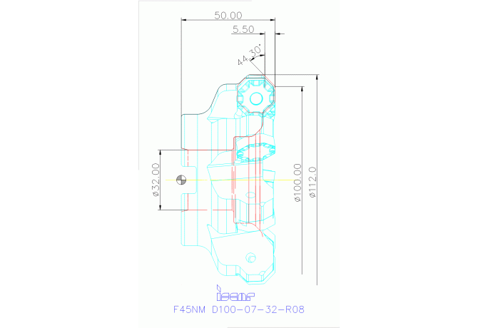 F45NM D100-07-32-R08