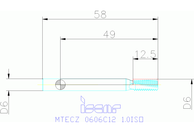 MTECZ 0606C12 1.0ISO IC908