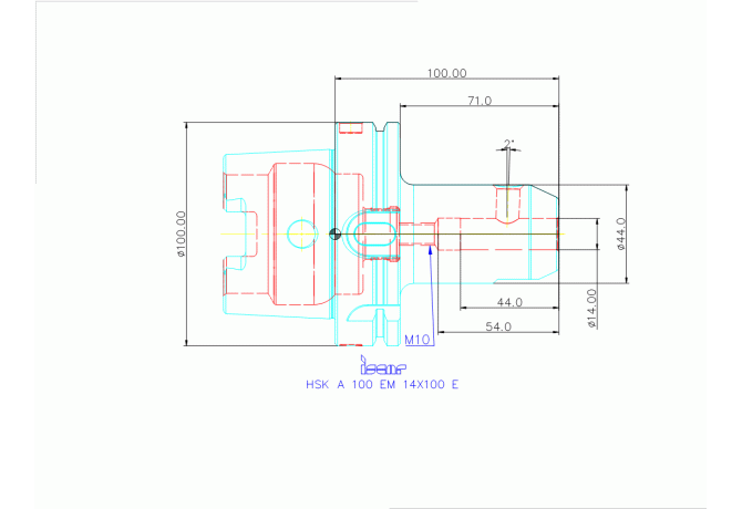 HSK A100EM 14X100 E