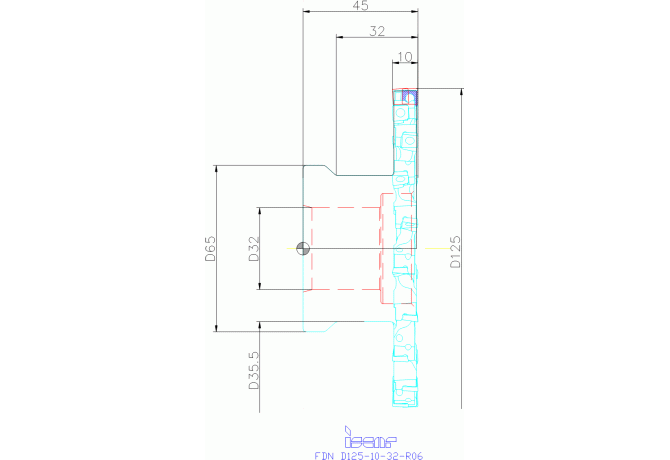 FDN D125-10-32-R06